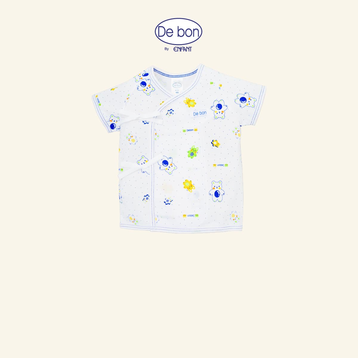 ภาพโปรโมต De bon By Enfant Bearry and the Rabbit เสื้อป้ายแขนสั้น สีฟ้า จาก Lazada Affiliate