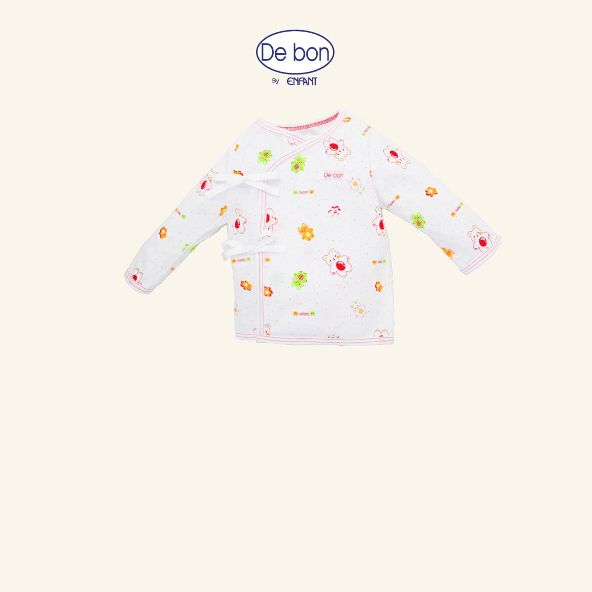 ภาพโปรโมต De bon By Enfant Bearry and the Rabbit เสื้อป้ายแขนยาว สีชมพู จาก Lazada Affiliate